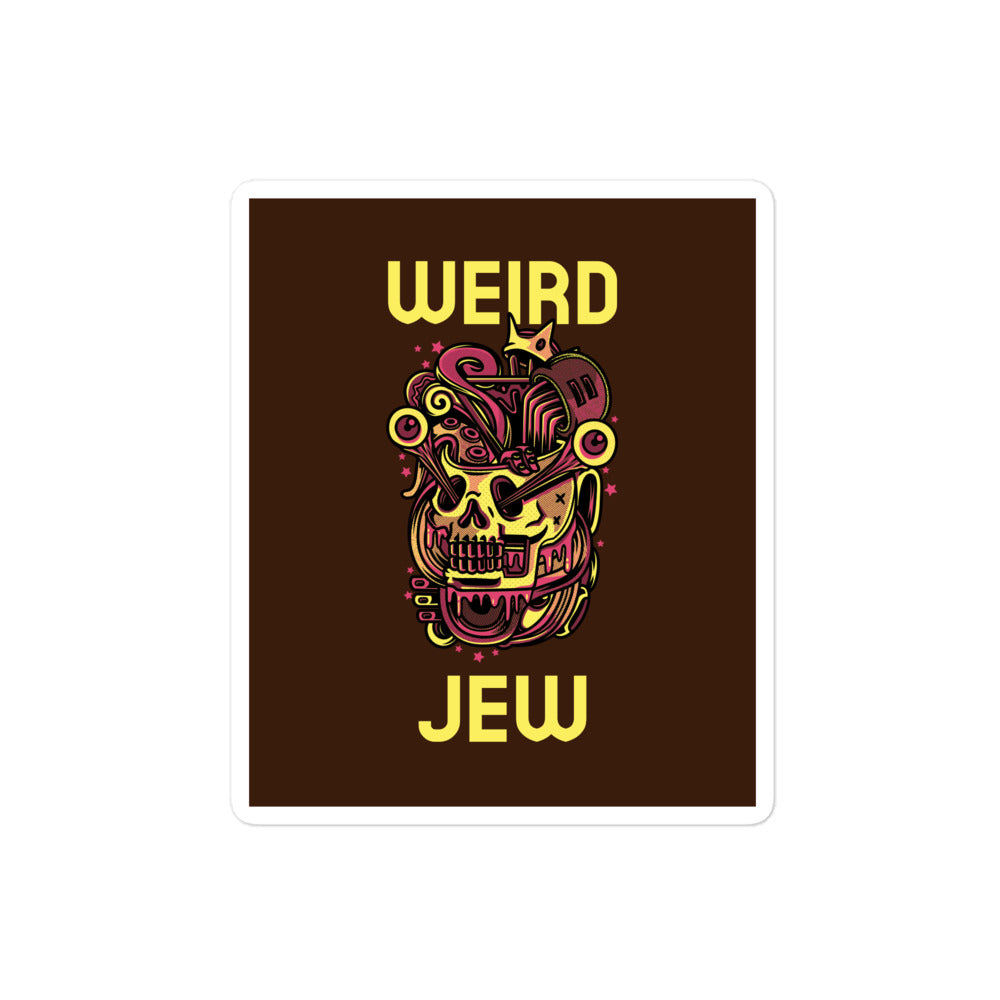 Weird Jew | Kiss Cut Sticker Jouparty