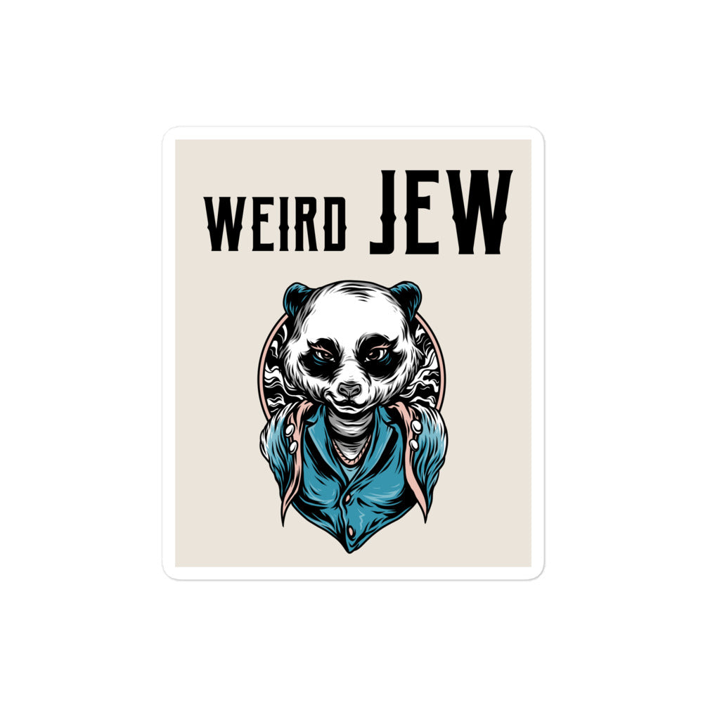 Weird Jew | Kiss Cut Sticker Jouparty
