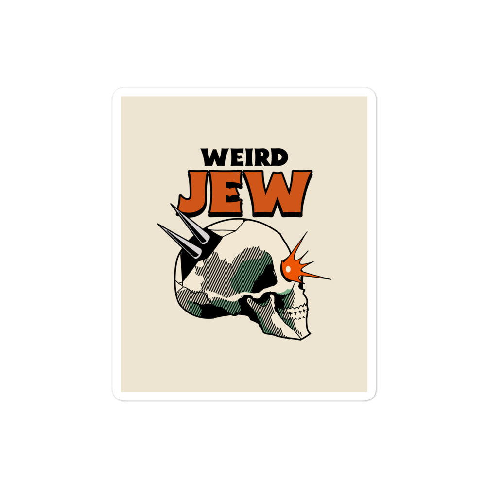 Weird Jew | Kiss Cut Sticker Jouparty
