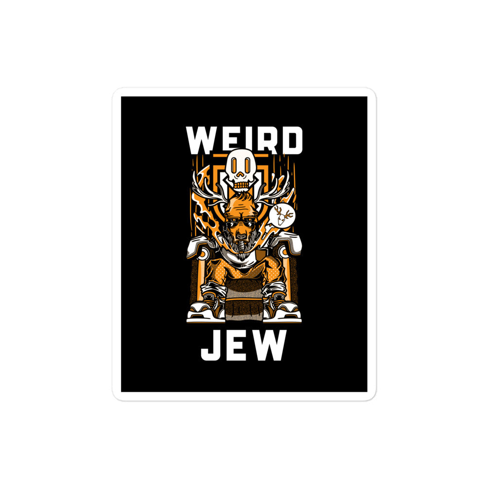 Weird Jew | Kiss Cut Sticker Jouparty