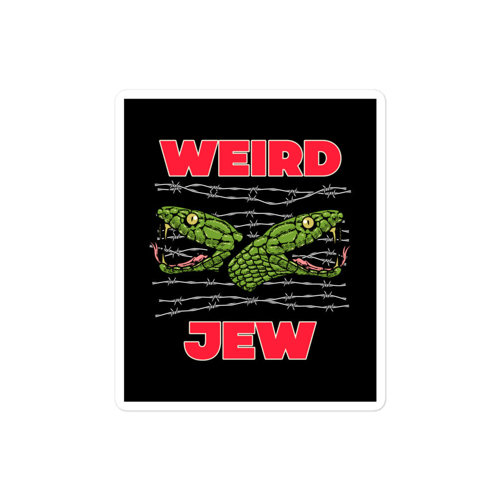 Weird Jew | Kiss Cut Sticker Jouparty