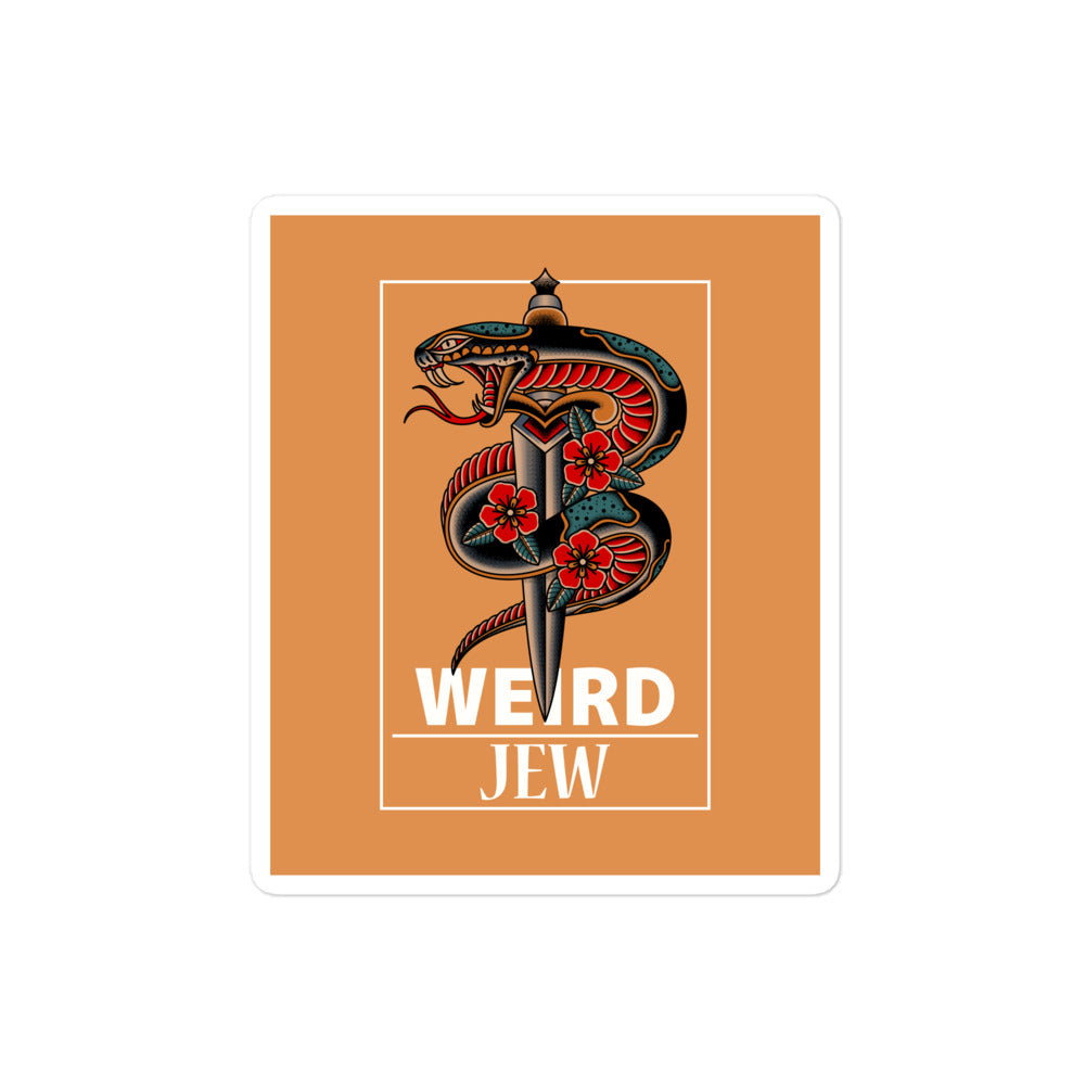Weird Jew | Kiss Cut Sticker Jouparty
