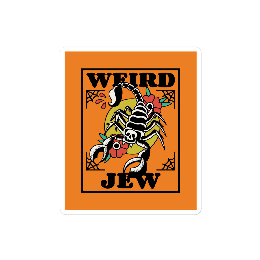Weird Jew | Kiss Cut Sticker Jouparty