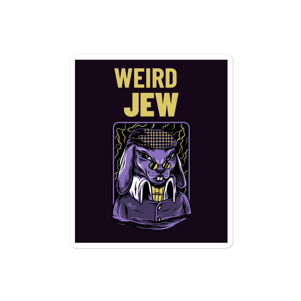 Weird Jew | Kiss Cut Sticker Jouparty