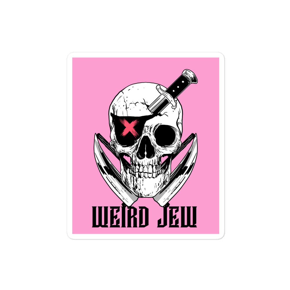Weird Jew | Kiss Cut Sticker Jouparty