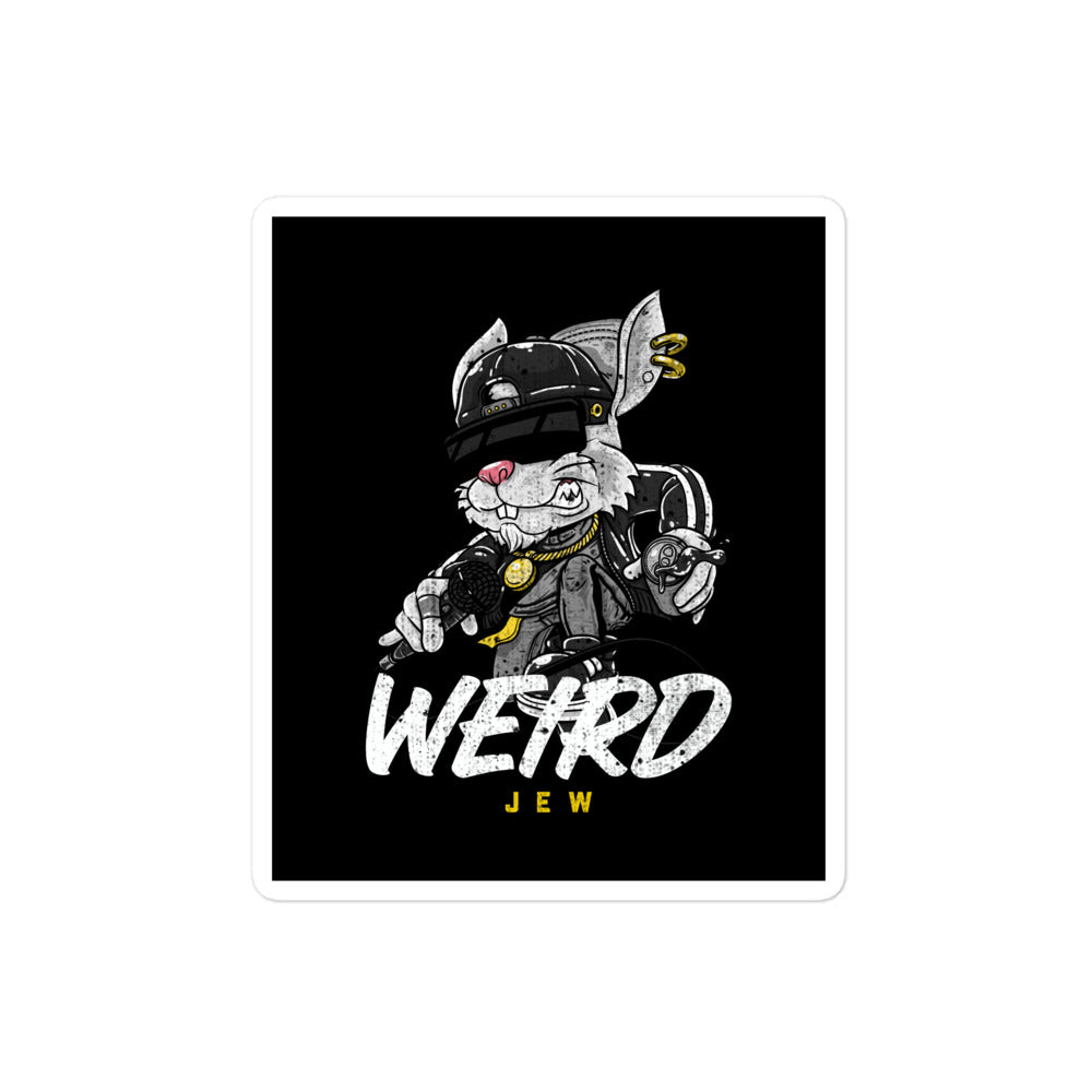 Weird Jew | Kiss Cut Sticker Jouparty