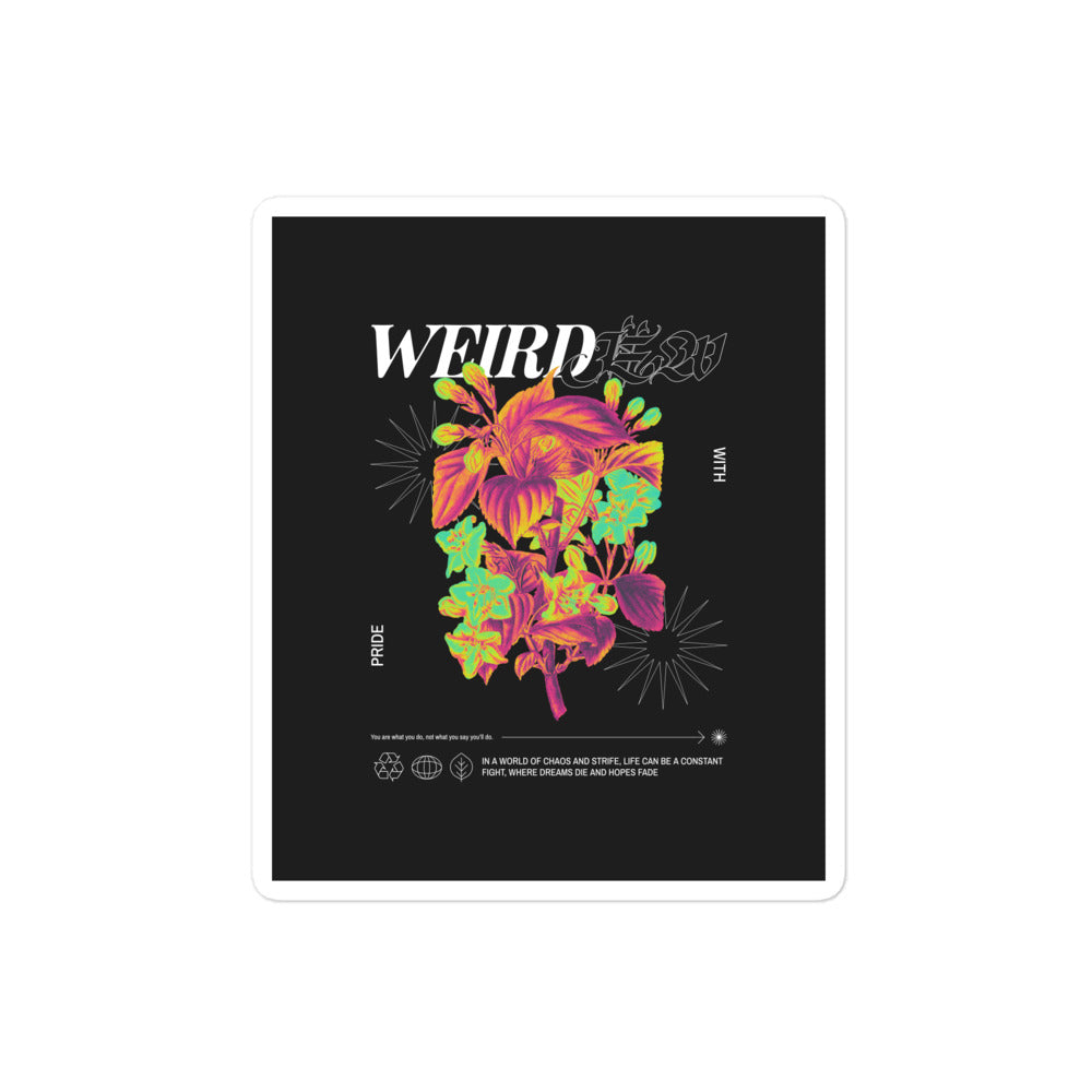 Weird Jew | Kiss Cut Sticker Jouparty