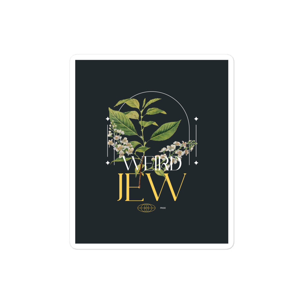 Weird Jew | Kiss Cut Sticker Jouparty