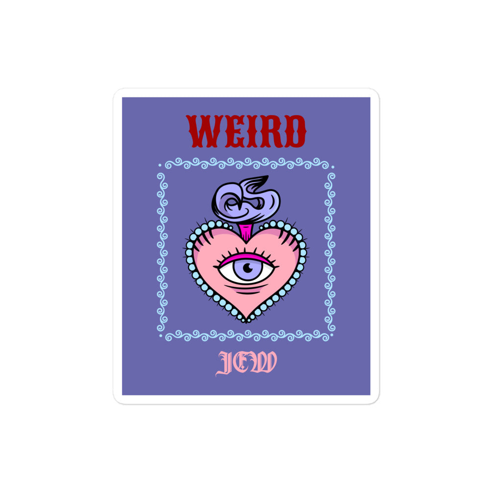 Weird Jew | Kiss Cut Sticker Jouparty