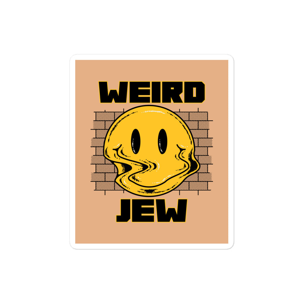 Weird Jew | Kiss Cut Sticker Jouparty