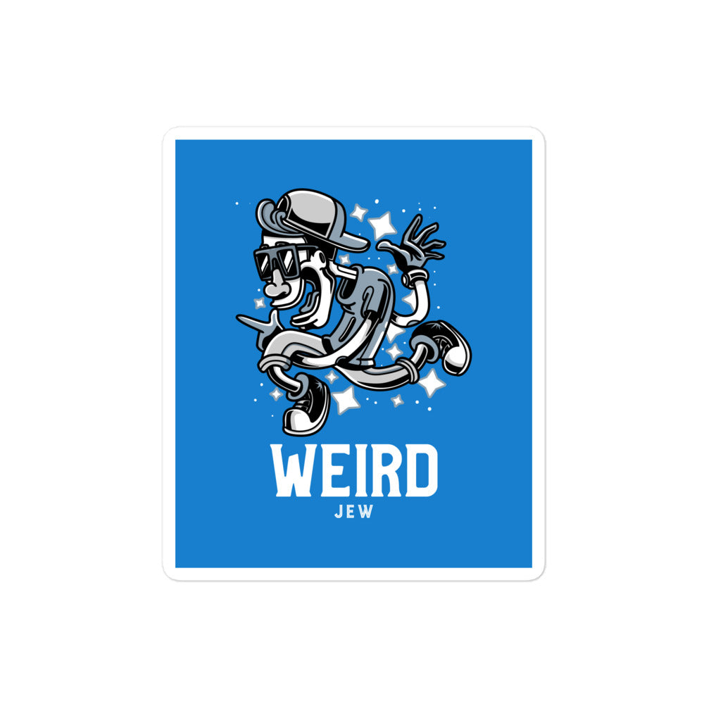 Weird Jew | Kiss Cut Sticker Jouparty