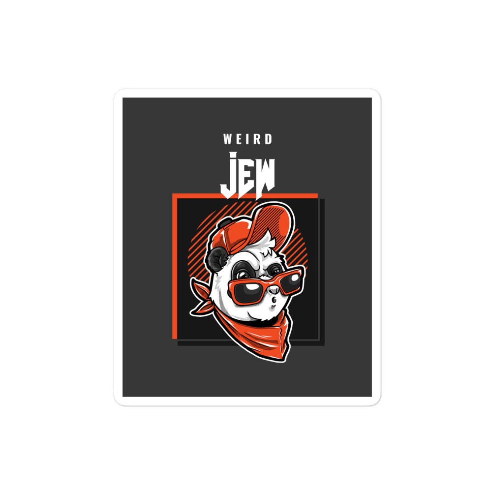 Weird Jew | Kiss Cut Sticker Jouparty