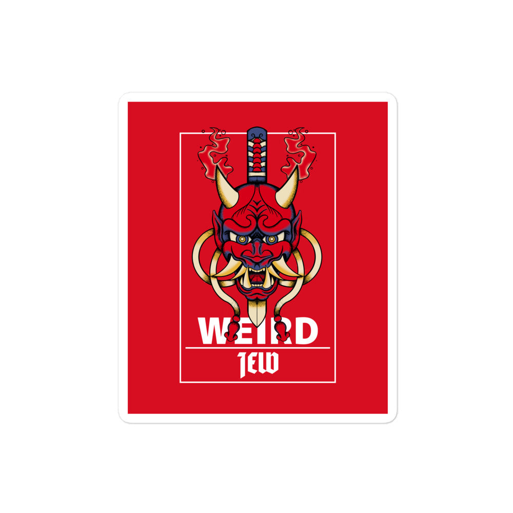 Weird Jew | Kiss Cut Sticker Jouparty