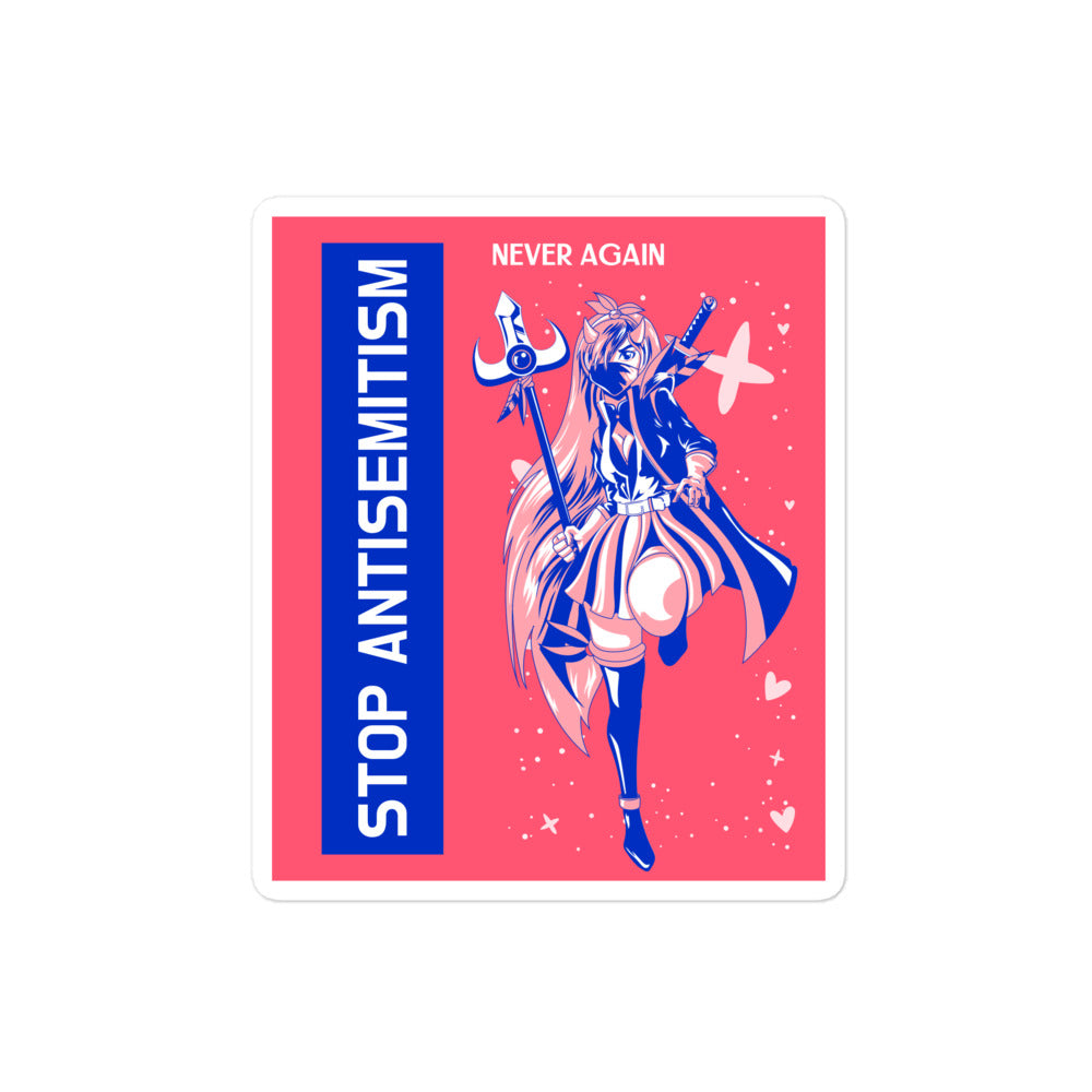 Girl Book | Antisemitism | Kiss Cut Sticker Jouparty