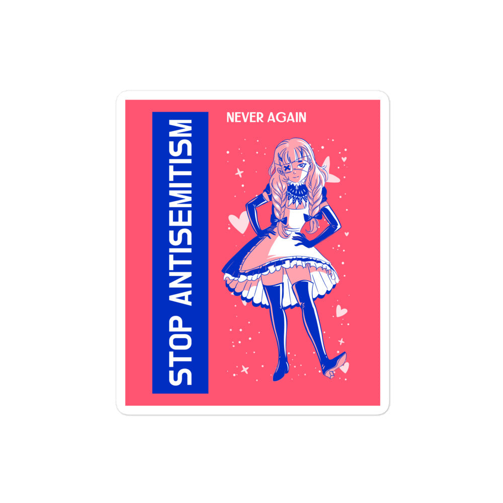 Girl Book | Antisemitism | Kiss Cut Sticker Jouparty