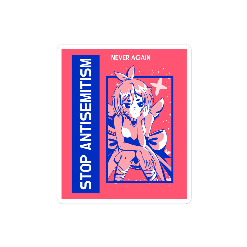 Girl Book | Antisemitism | Kiss Cut Sticker Jouparty