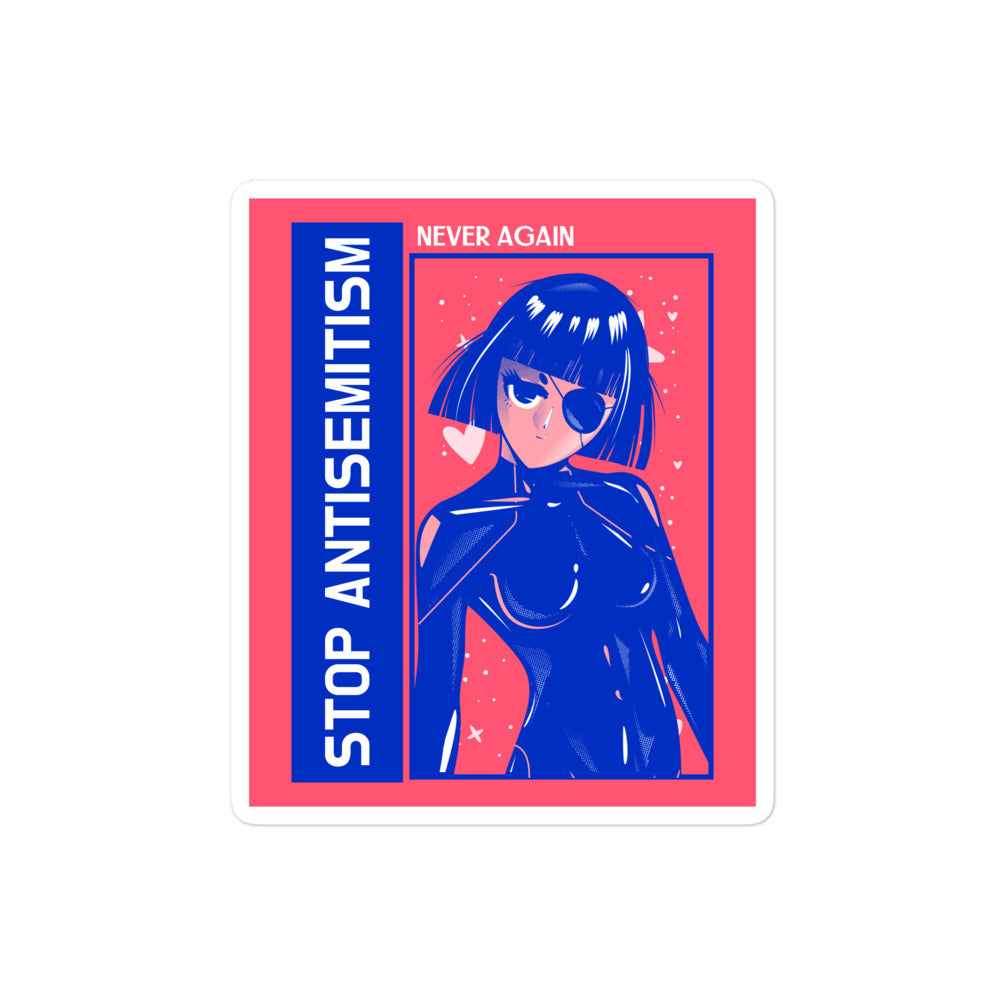 Girl Book | Antisemitism | Kiss Cut Sticker Jouparty