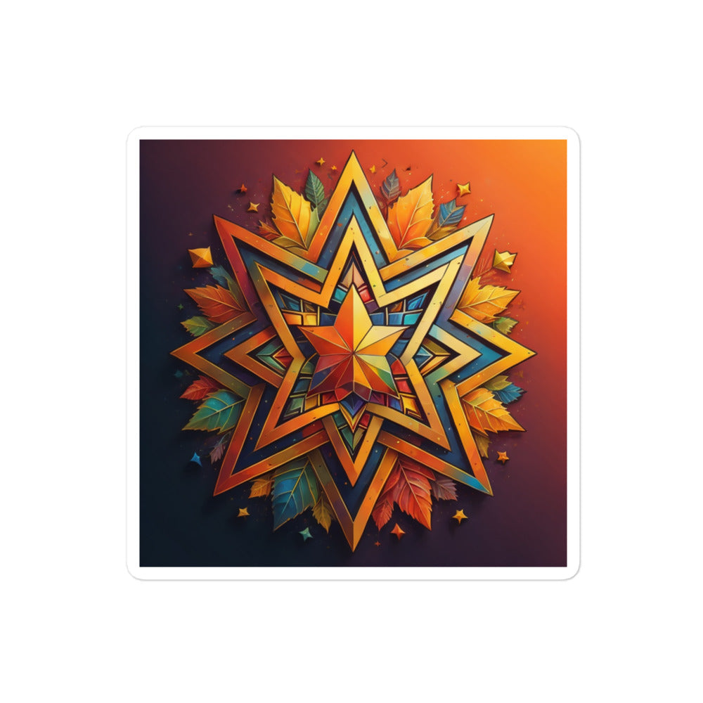 Vibrant Song | Star Of David | Kiss Cut Sticker Jouparty