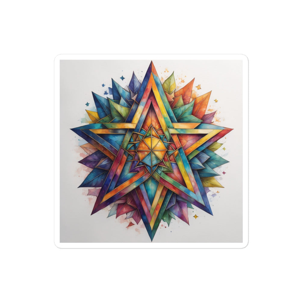 Vibrant Song | Star Of David | Kiss Cut Sticker Jouparty