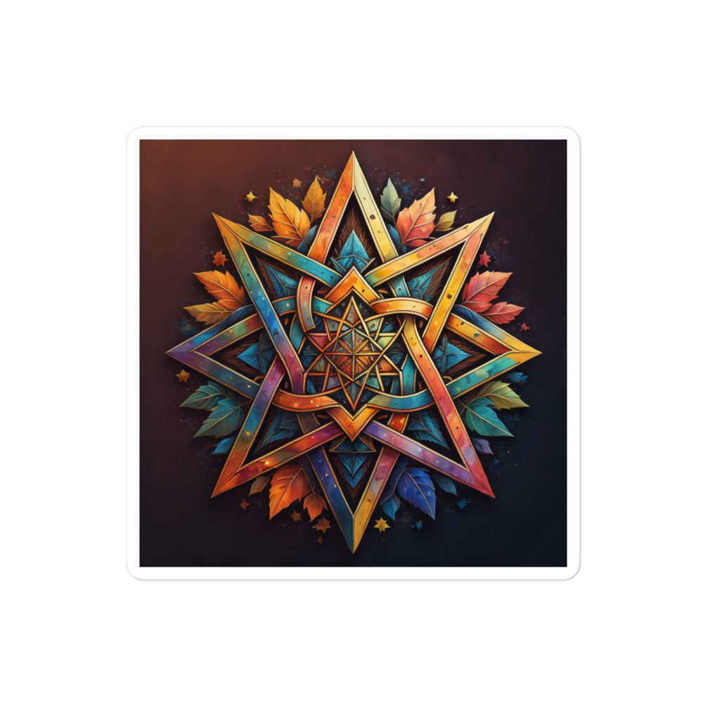 Vibrant Song | Star Of David | Kiss Cut Sticker Jouparty
