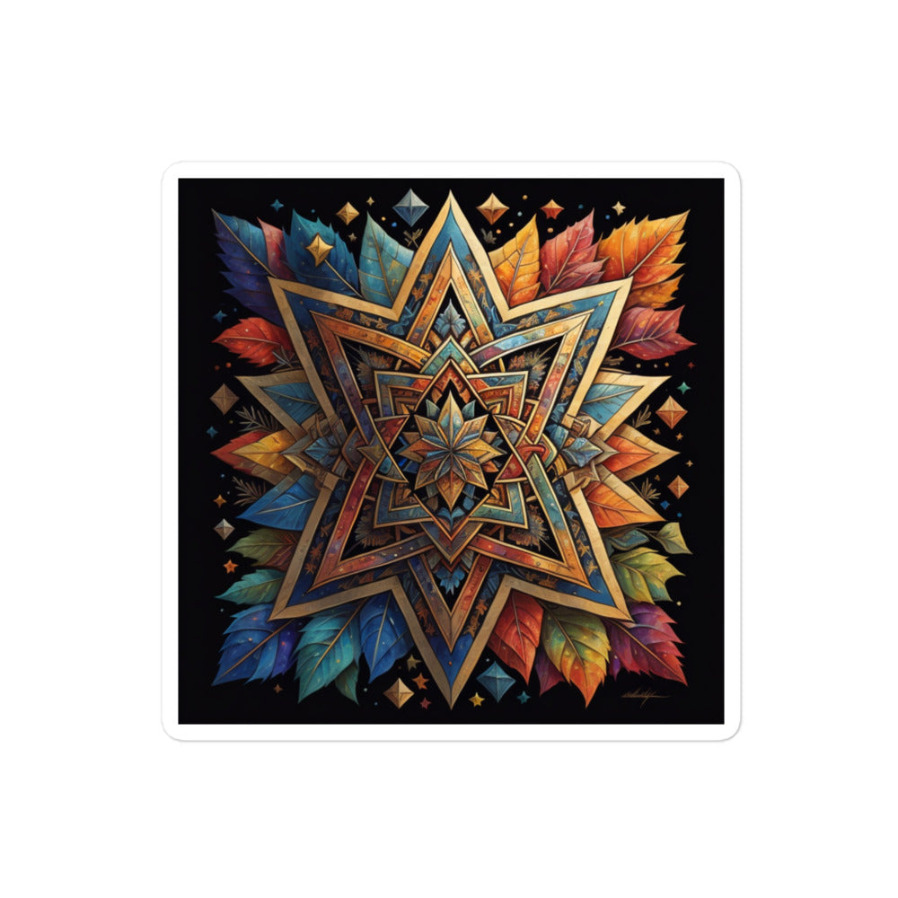 Vibrant Song | Star Of David | Kiss Cut Sticker Jouparty