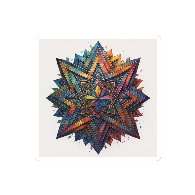 Vibrant Song | Star Of David | Kiss Cut Sticker