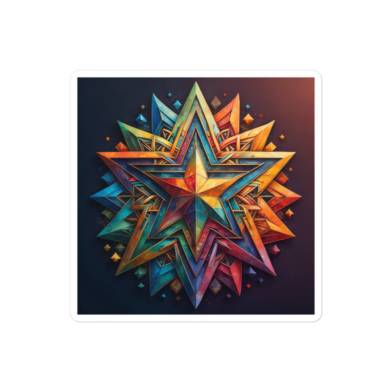 Vibrant Song | Star Of David | Kiss Cut Sticker