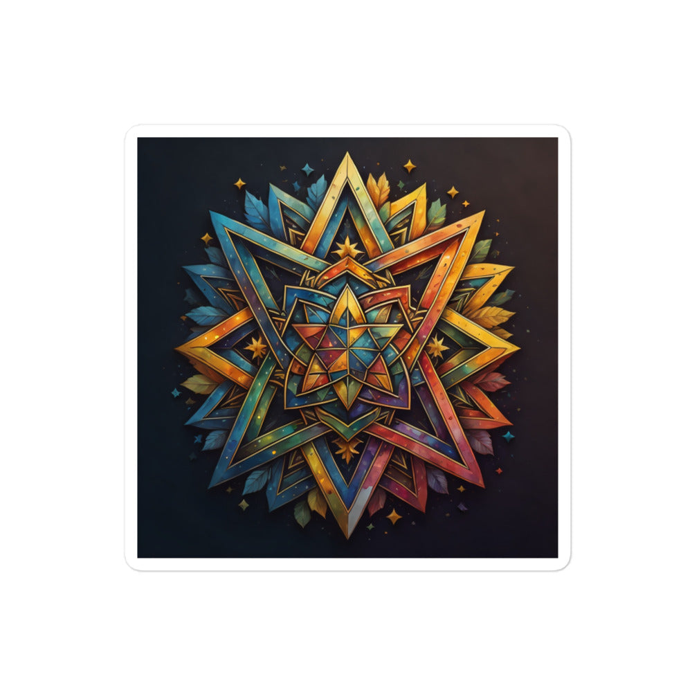 Vibrant Song | Star Of David | Kiss Cut Sticker Jouparty