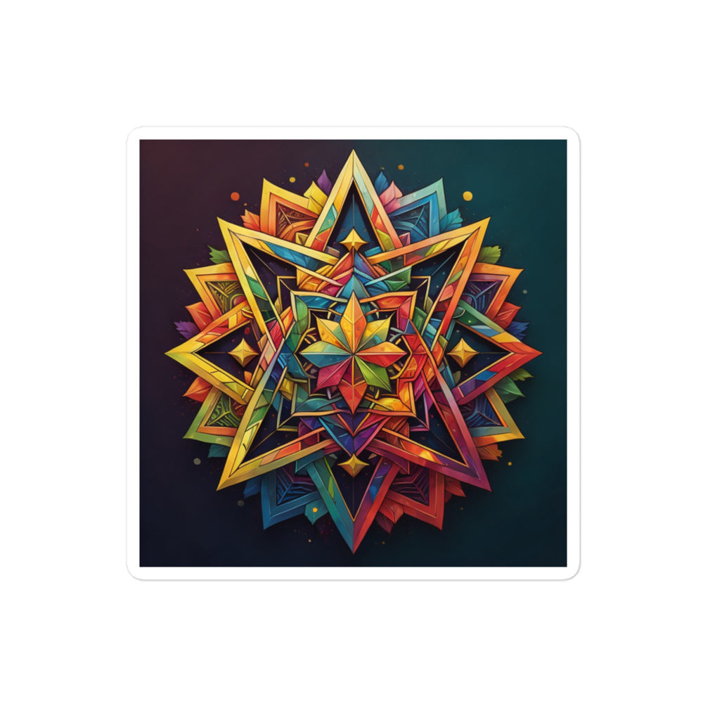 Vibrant Song | Star Of David | Kiss Cut Sticker Jouparty