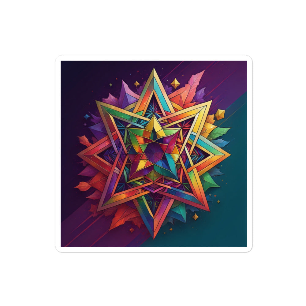 Vibrant Song | Star Of David | Kiss Cut Sticker Jouparty