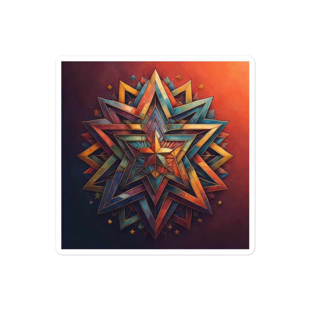 Vibrant Song | Star Of David | Kiss Cut Sticker Jouparty