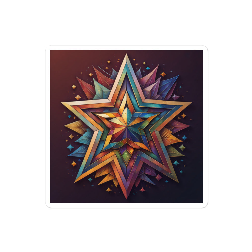 Vibrant Song | Star Of David | Kiss Cut Sticker Jouparty