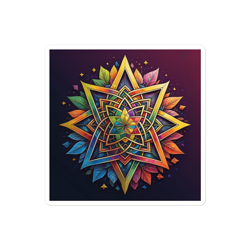 Vibrant Song | Star Of David | Kiss Cut Sticker Jouparty