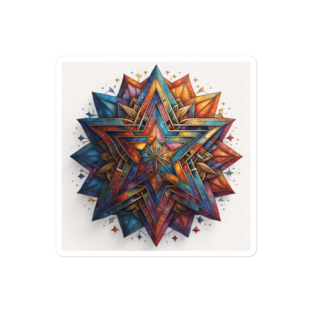 Vibrant Song | Star Of David | Kiss Cut Sticker Jouparty