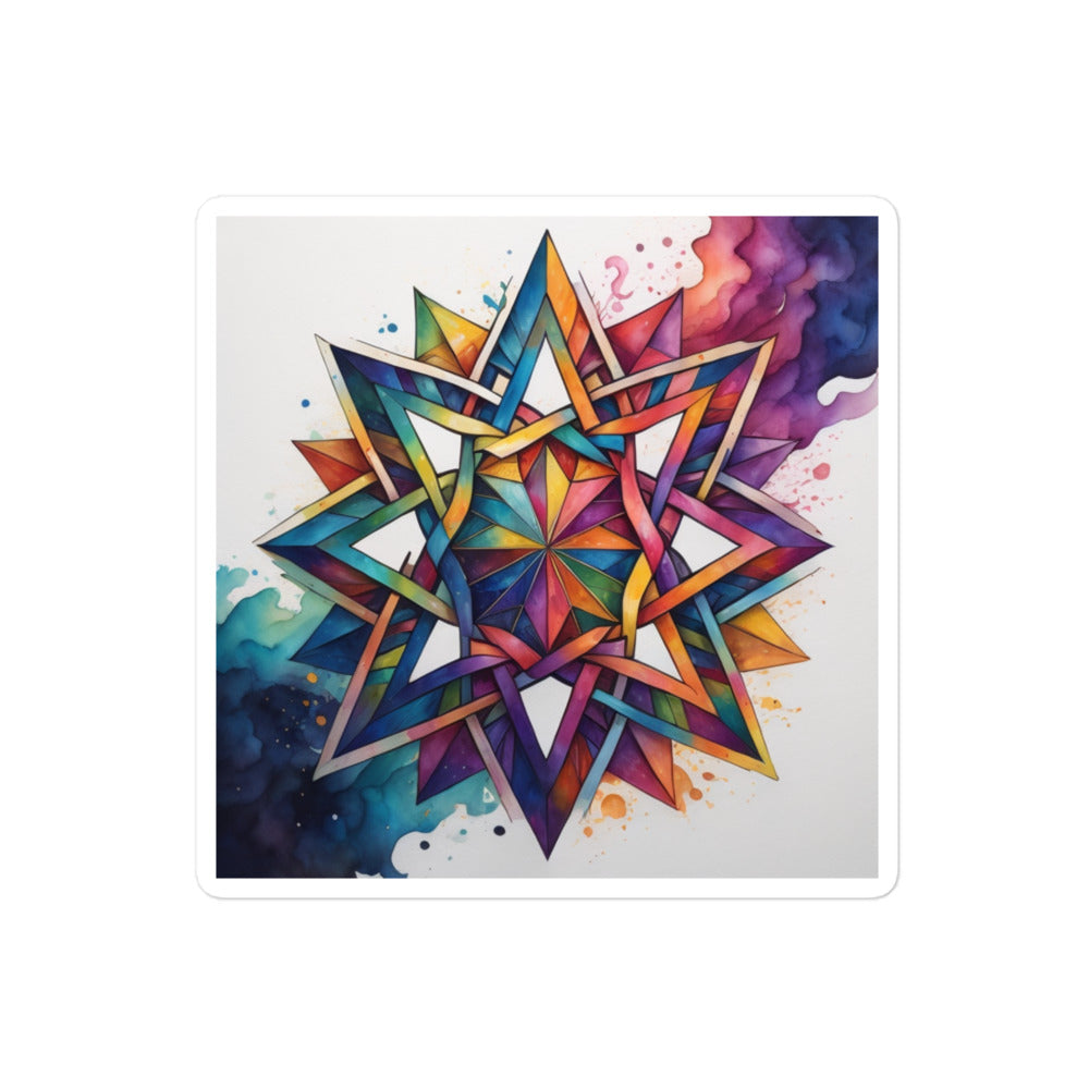 Vibrant Song | Star Of David | Kiss Cut Sticker Jouparty