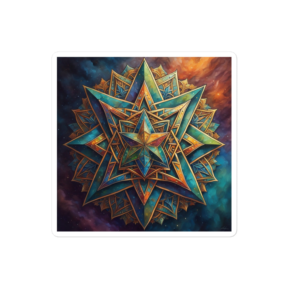 Vibrant Song | Star Of David | Kiss Cut Sticker Jouparty