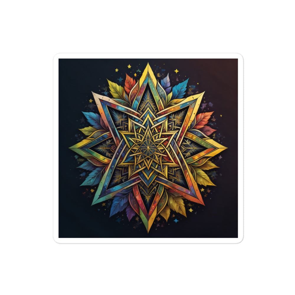 Vibrant Song | Star Of David | Kiss Cut Sticker Jouparty