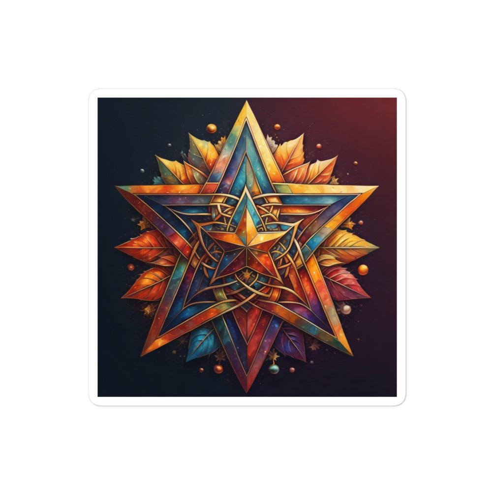 Vibrant Song | Star Of David | Kiss Cut Sticker Jouparty