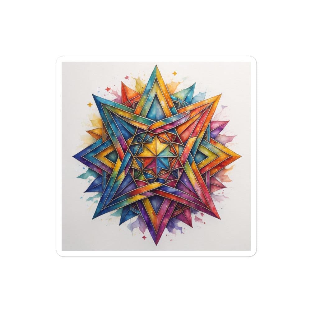 Vibrant Song | Star Of David | Kiss Cut Sticker Jouparty