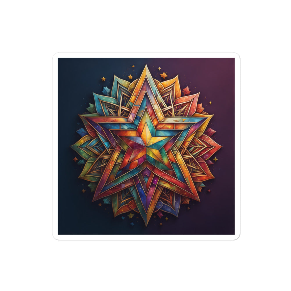 Vibrant Song | Star Of David | Kiss Cut Sticker Jouparty