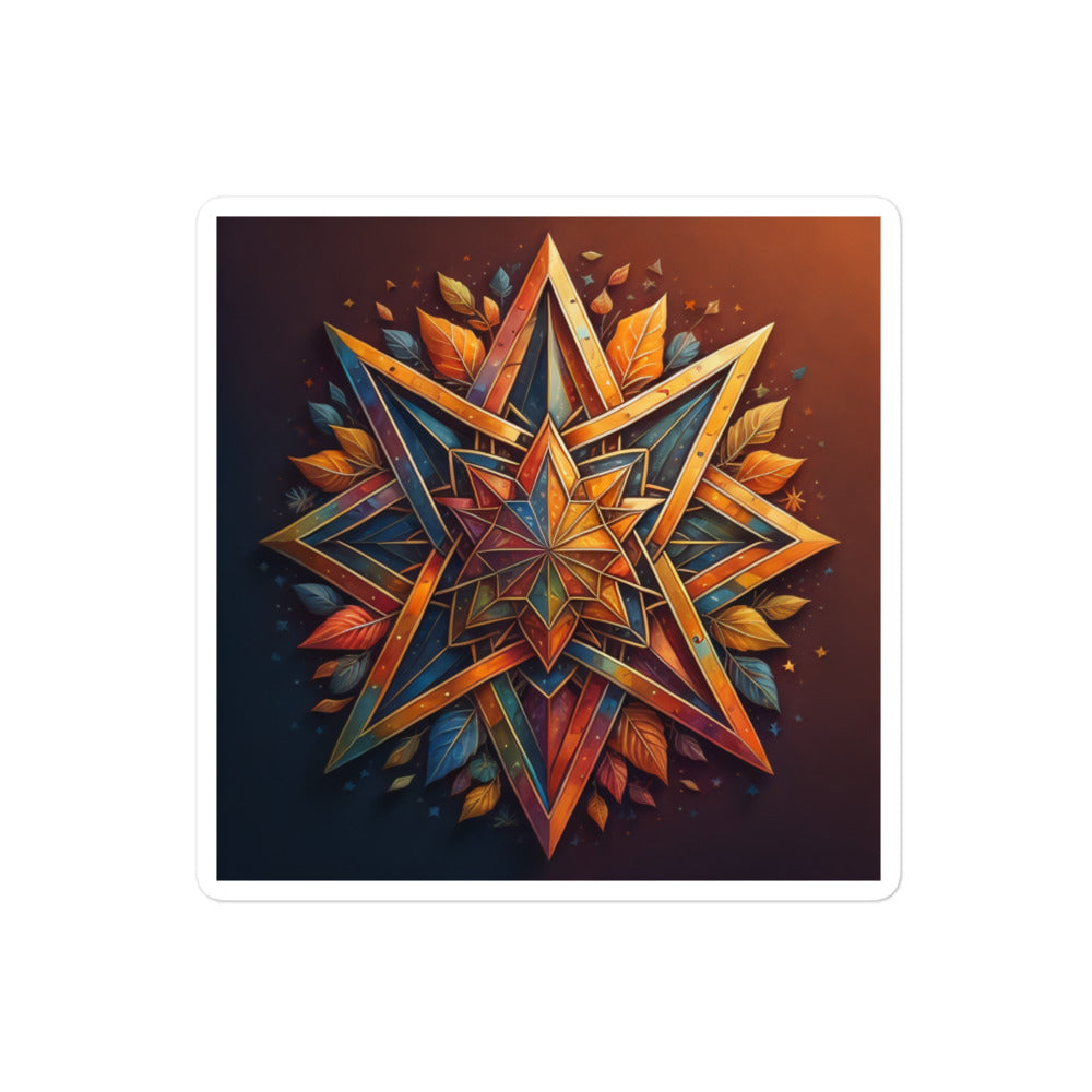 Vibrant Song | Star Of David | Kiss Cut Sticker Jouparty
