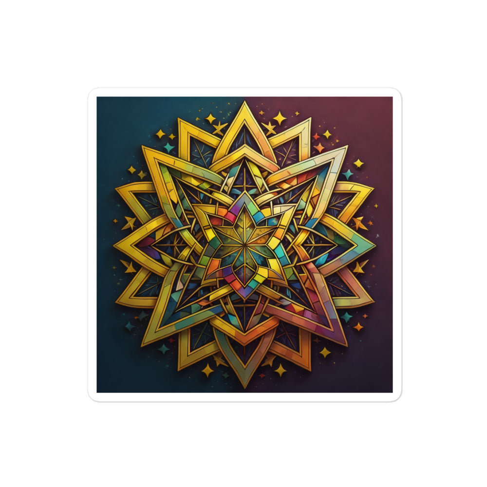 Vibrant Song | Star Of David | Kiss Cut Sticker Jouparty