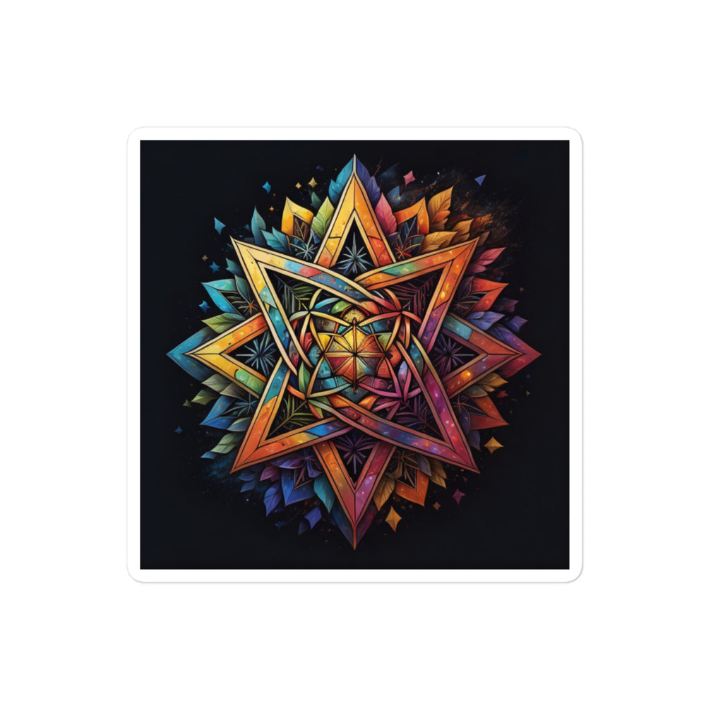 Vibrant Song | Star Of David | Kiss Cut Sticker Jouparty