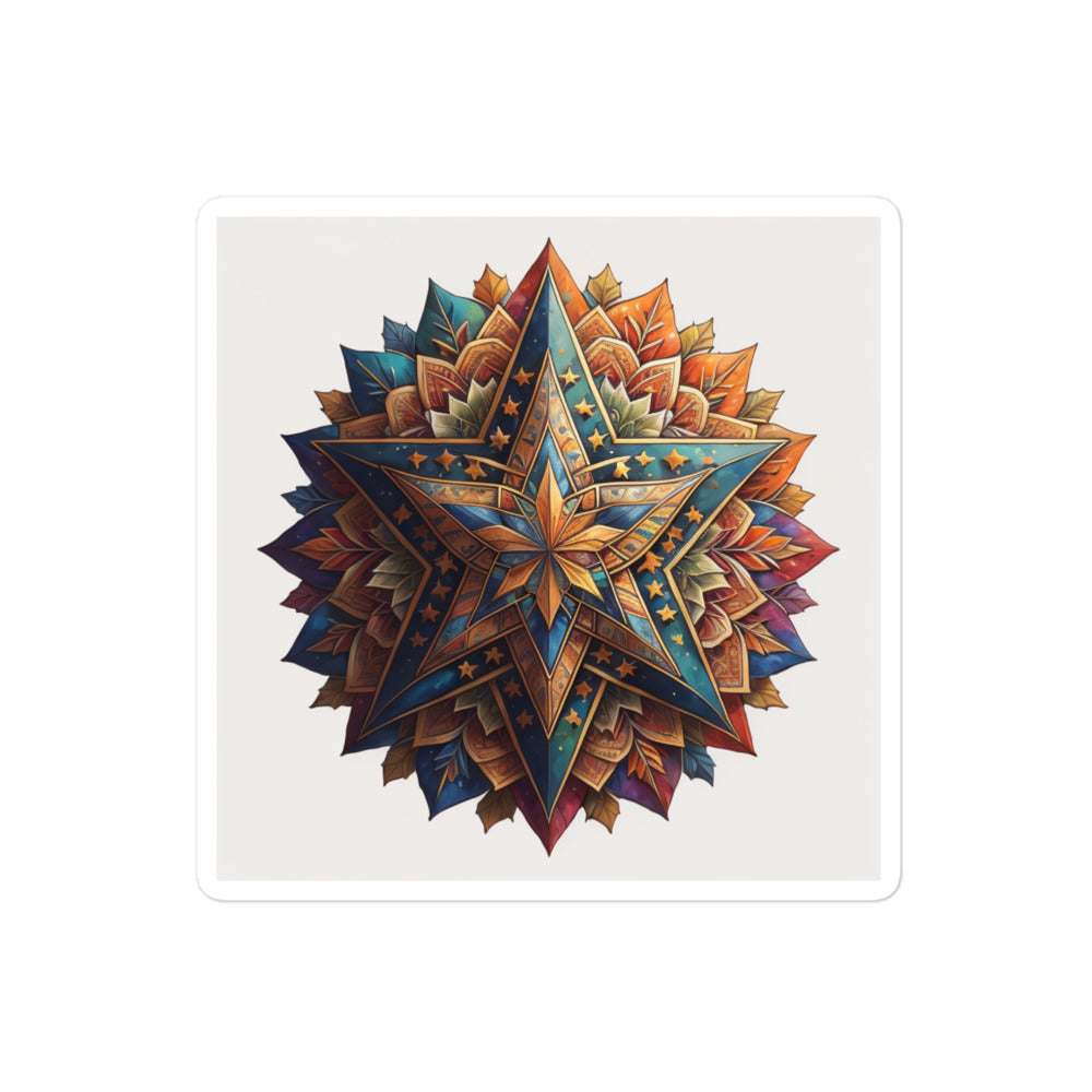 Vibrant Song | Star Of David | Kiss Cut Sticker Jouparty