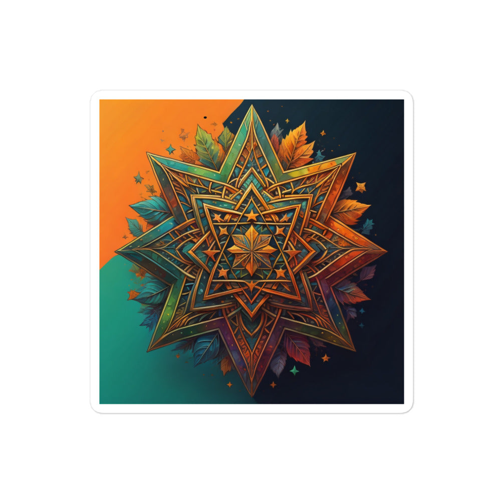 Vibrant Song | Star Of David | Kiss Cut Sticker Jouparty