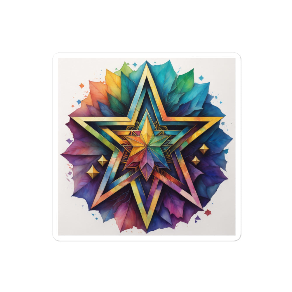 Vibrant Song | Star Of David | Kiss Cut Sticker Jouparty