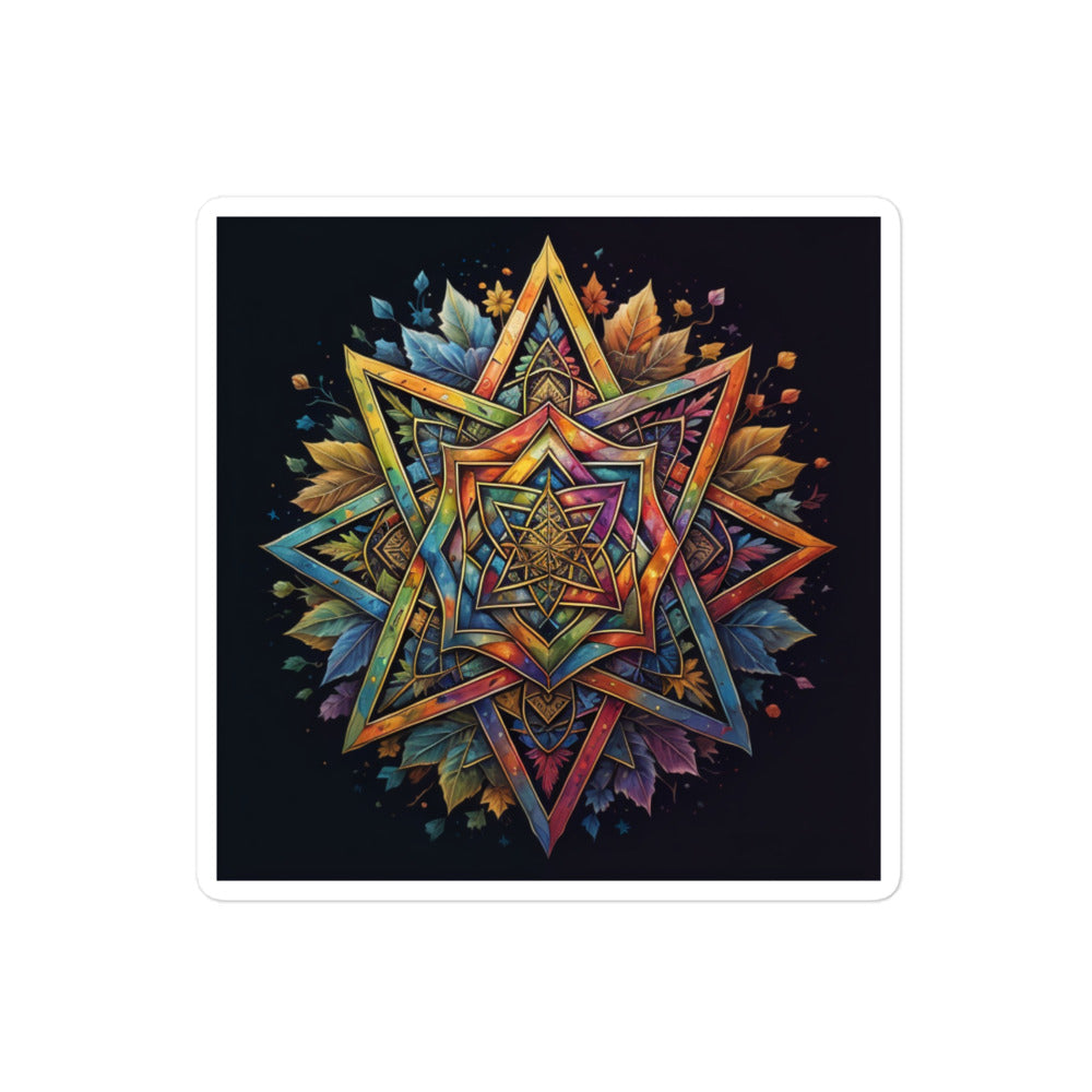 Vibrant Song | Star Of David | Kiss Cut Sticker Jouparty