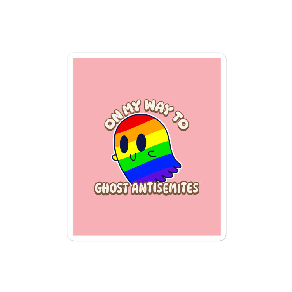 Ghost Antisemites | Kiss Cut Sticker Jouparty