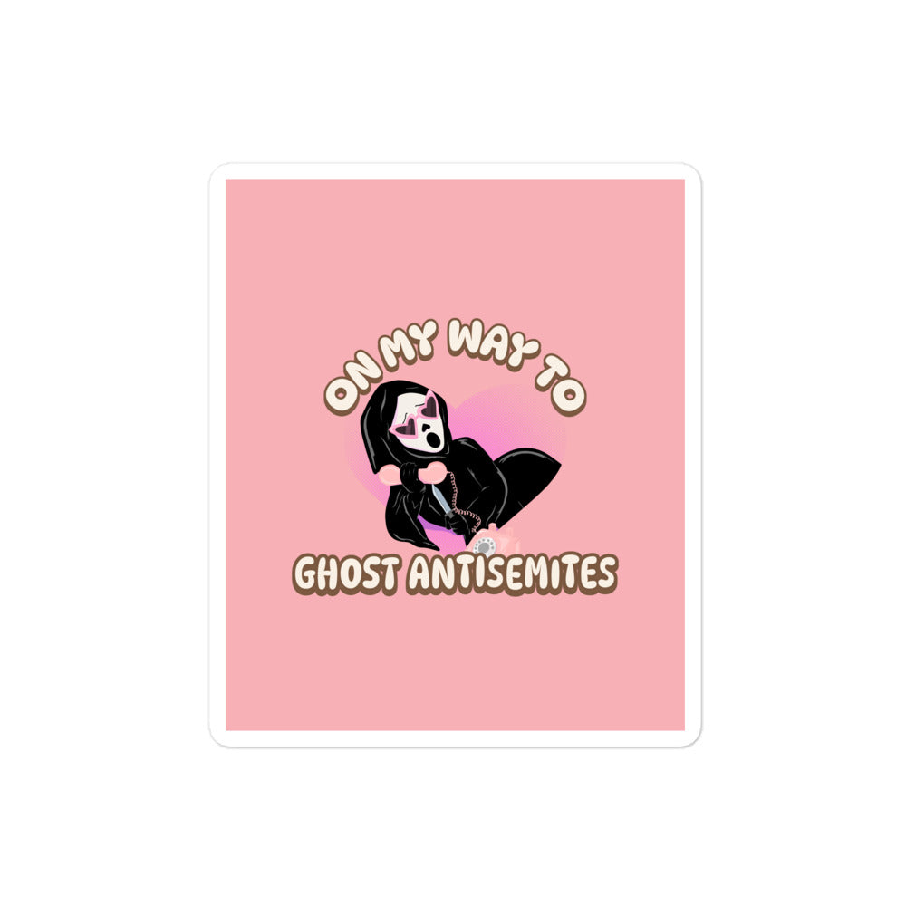 Ghost Antisemites | Kiss Cut Sticker Jouparty