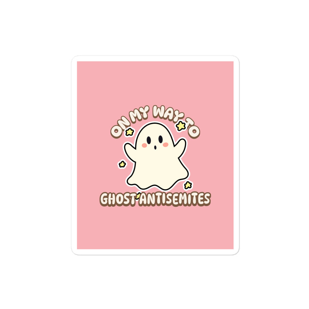 Ghost Antisemites | Kiss Cut Sticker Jouparty